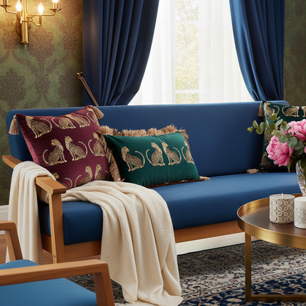 Digital Printing Tassel Sofa Cushion Cover