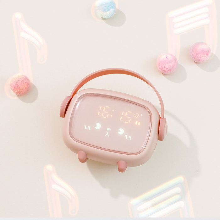 New Time Angel Alarm Clock | Intelligent Digital Electronic Children's Alarm Clock with LED Night Light