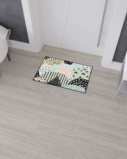 Chic Customizable Heavy Duty Polyester Floor Mat for Home Safety