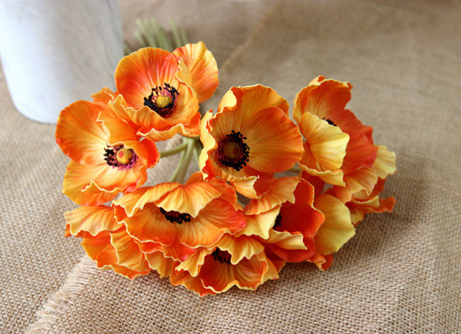 Peekaboo Studio Artificial Flower Mini Wedding Bouquet - Elegant & Dur