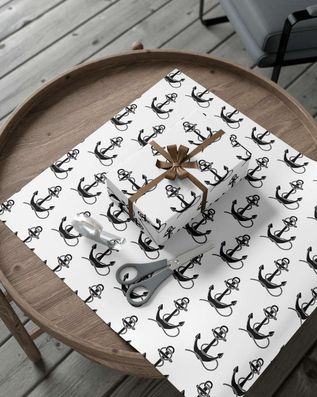Artisan Anchor Gift Wrap Paper for Premium Gift Presentation