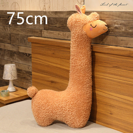 Peekaboo Studio Alpaca Plush Toy Pillow - Soft & Cuddly Design