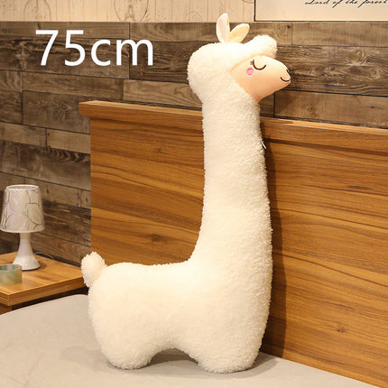 Peekaboo Studio Alpaca Plush Toy Pillow - Soft & Cuddly Design