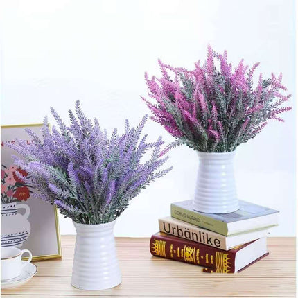 Peekaboo Studio Lavender Artificial Flower in Decorative Potted Design