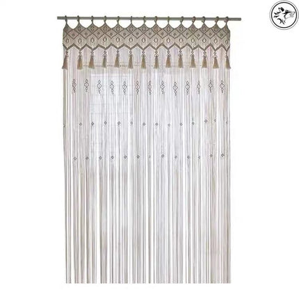 Peekaboo Studio Bohemian Hand-Woven Tapestry Curtain - Elegant Partiti
