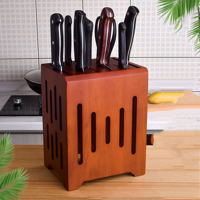 Ventilated Kitchen Knife Holder Wall Mounted And Tabletop Safe Storage
