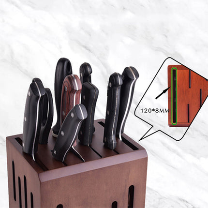 Ventilated Kitchen Knife Holder Wall Mounted And Tabletop Safe Storage