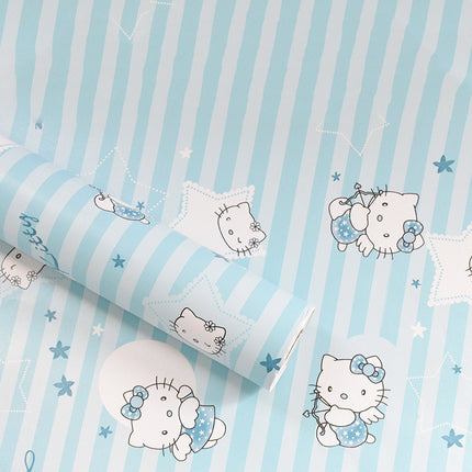 Self Adhesive Wallpaper PVC Cartoon Series Pastoral 45 Banana Stars Moon 10m