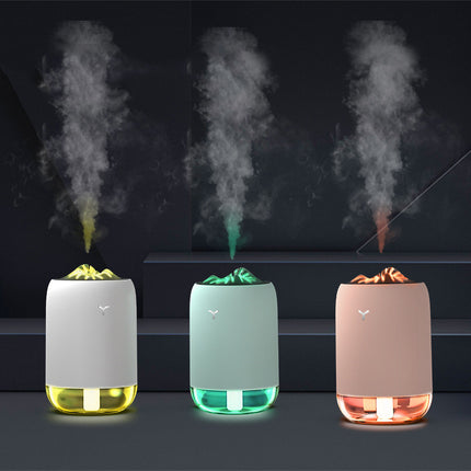 Magic Flame Ultrasonic Humidifier Aroma Diffuser for Desktop Home Office