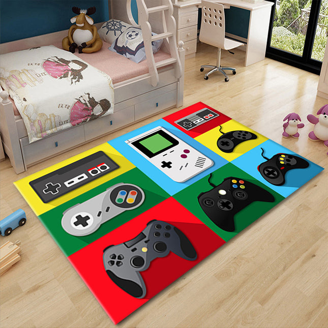 Très Elite Video Game Carpet Mat - Plush, Non-Slip Design for Living R