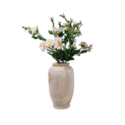 Solid Wood Vase For Living Room Modern Simple Table Decor
