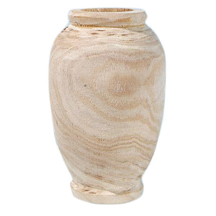 Solid Wood Vase For Living Room Modern Simple Table Decor