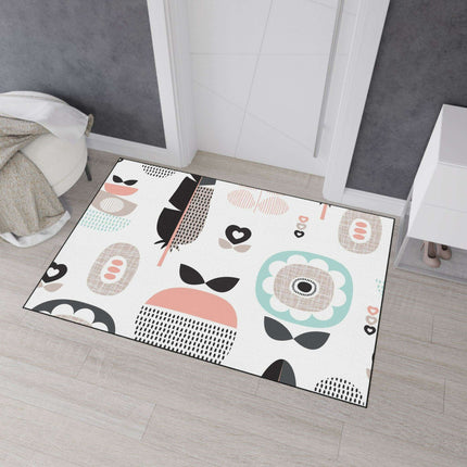 Chic Scandinavian Vintage Area Rug: Modern Floor Mat for Stylish Interiors