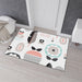 Scandi Retro Premium Non-Slip Floor Mat: Elegant Rug for Contemporary Interiors