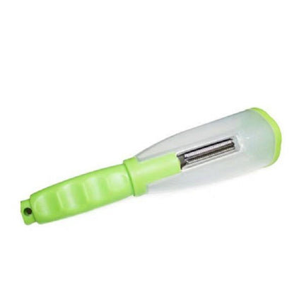 Grass Green Plastic And Stainless Steel Vegetable Fruit Peeler Knife