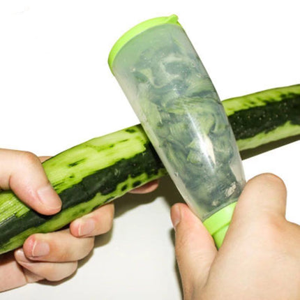 Grass Green Plastic And Stainless Steel Vegetable Fruit Peeler Knife