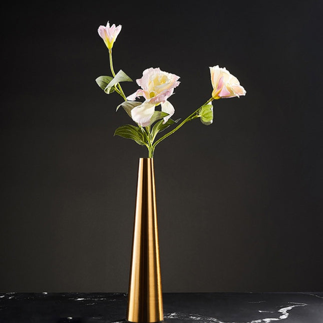 Peekaboo Studio Artificial Flower Decoration with Iron Vase for Living