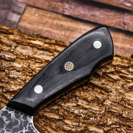 Hand Hammered Deboning Knife Stainless Steel Kitchen Knife Outdoor 15cm Blade