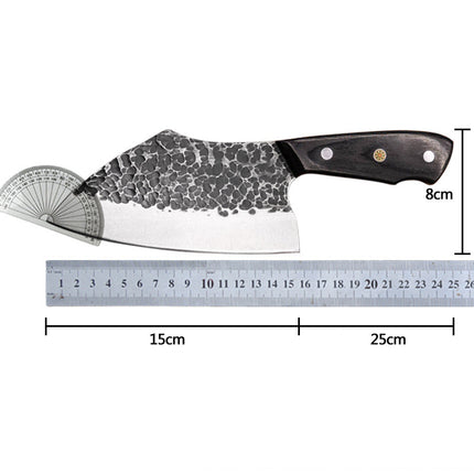 Hand Hammered Deboning Knife Stainless Steel Kitchen Knife Outdoor 15cm Blade