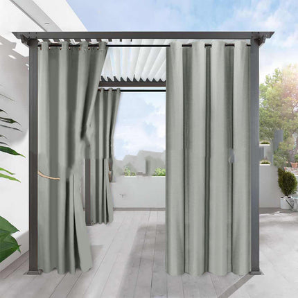 Peekaboo Studio Full Blackout Linen Curtain - Waterproof & Heat Insula