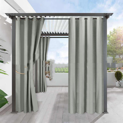 Peekaboo Studio Full Blackout Linen Curtain - Waterproof & Heat Insula