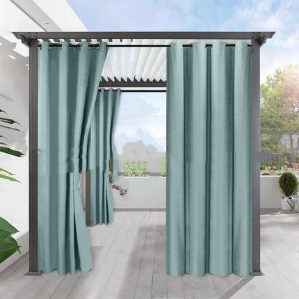 Peekaboo Studio Full Blackout Linen Curtain - Waterproof & Heat Insula