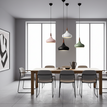 Decorative Lamps And Lanterns Modern And Simple Single Head Solid Wood