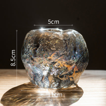 Peekaboo Studio Decorative Glass Candle Light Cup - Romantic Design