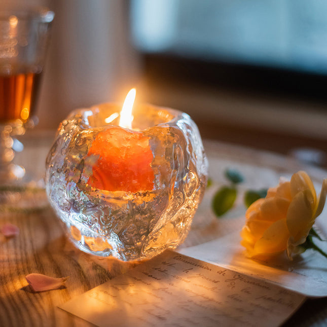 Peekaboo Studio Decorative Glass Candle Light Cup - Romantic Design
