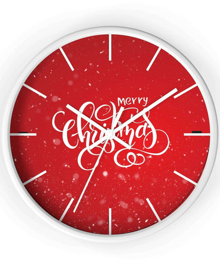 Elegant Holiday Clock with Exquisite Wooden Design by Maison d'Elite