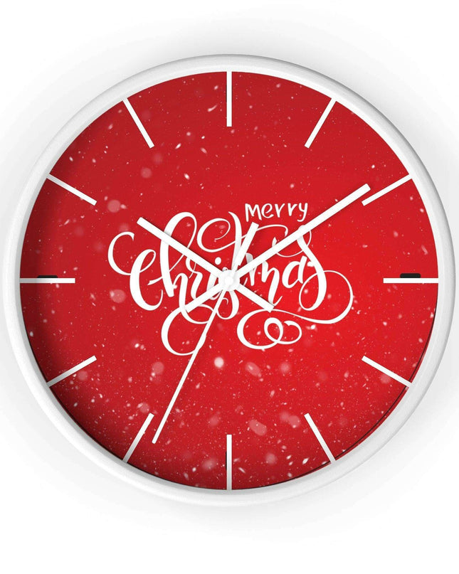 Elegant Holiday Clock with Exquisite Wooden Design by Maison d'Elite