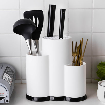 TPR Material Knife Holder Cutting Board Stand Kitchen Storage Rack