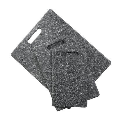 Small Black Marble Effect Chopping Board PP 24.8 By 15.1 Cm
