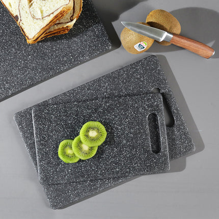 Small Black Marble Effect Chopping Board PP 24.8 By 15.1 Cm