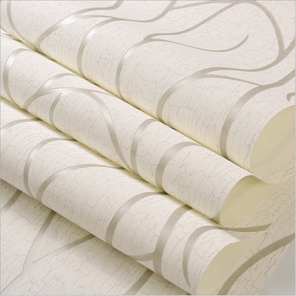Embossed Nonwoven Wallpaper With Vertical Stripes For Eco Friendly Interiors