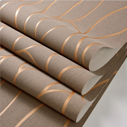 Embossed Nonwoven Wallpaper With Vertical Stripes For Eco Friendly Interiors