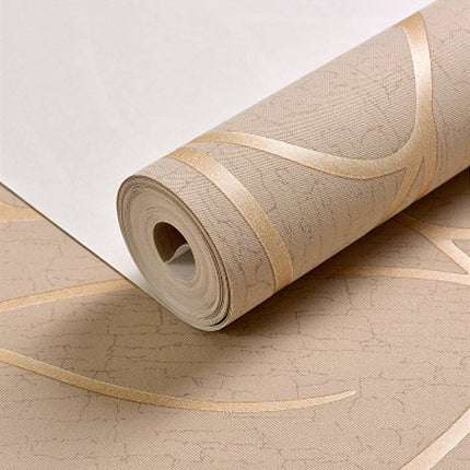 Embossed Nonwoven Wallpaper With Vertical Stripes For Eco Friendly Interiors