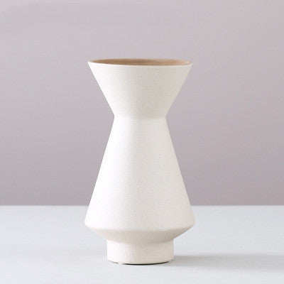 Morandi Frosted Ceramic Vase Ornaments European Style Home Decor