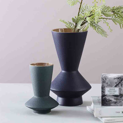 Morandi Frosted Ceramic Vase Ornaments European Style Home Decor