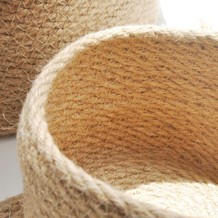 Peekaboo Studio Japanese Linen Storage Basket - Stylish & Versatile