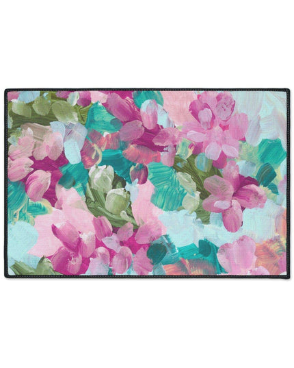 Elegant Floral Non-Slip Area Rug for Modern Home Elegance
