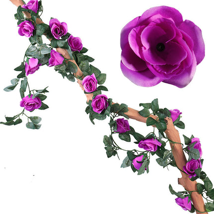 Peekaboo Studio Artificial Rose Flower Vine - Durable, Realistic Desig