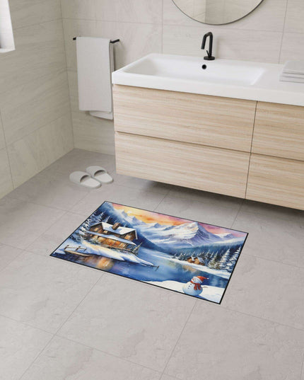 Personalized Luxury Polyester Area Rug with Anti-Slip Backing