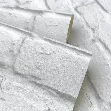 Modern Brick Pattern Wallpaper Simulation Wall Covering 53x1000 cm