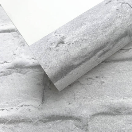 Modern Brick Pattern Wallpaper Simulation Wall Covering 53x1000 cm