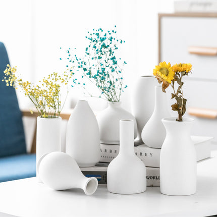 Frosted Ceramic Vase Handcrafted With High Temperature Firing Assorted Sizes