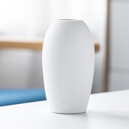 Frosted Ceramic Vase Handcrafted With High Temperature Firing Assorted Sizes