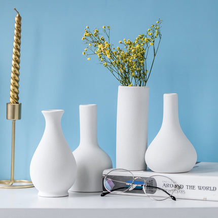 Frosted Ceramic Vase Handcrafted With High Temperature Firing Assorted Sizes