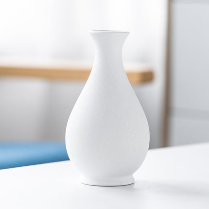 Frosted Ceramic Vase Handcrafted With High Temperature Firing Assorted Sizes