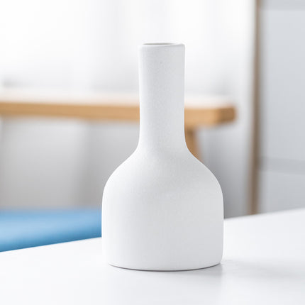 Frosted Ceramic Vase Handcrafted With High Temperature Firing Assorted Sizes